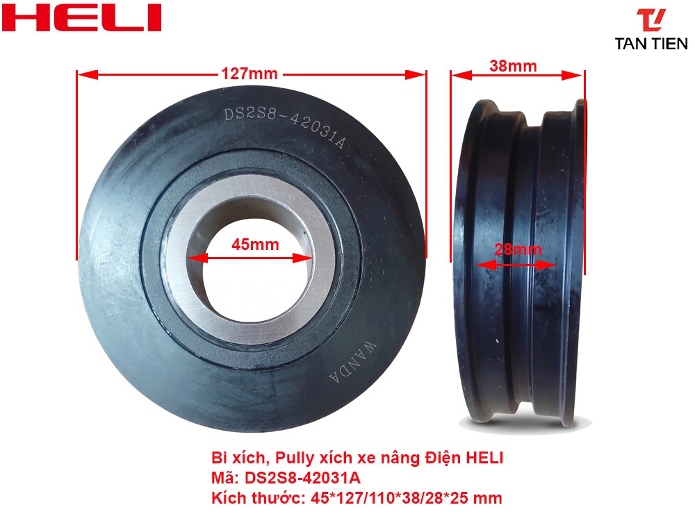Bi Xích Xe Nâng HELI DS2S8-42031A